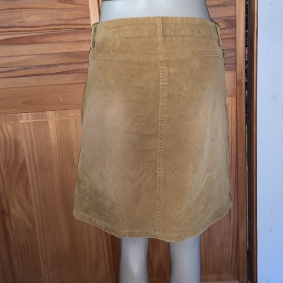PRANA TRISTA rusty brown corduroy miniskirt size 4 tortoise - Picture 8 of 12